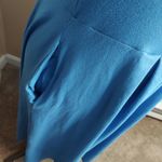 24Seven Blue Cotton Super Soft Skater Dress with Pockets Size XL Photo 1