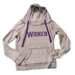 Wicked Gray And Purple Long Sleeve Hooded Top Size XS Photo 0