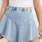 Aerie NWOT  Denim Circle Mini Skirt Size XS Photo 0