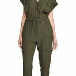 Parker  Green Cargo Jumpsuit Short Sleeve Small (estimated) New Photo 0