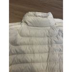 Ralph Lauren LAUREN Jacket Womens XS Puffer Front Full Zip Mock Neck - Cream Photo 11