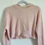 Aerie  Offline Cropped Ribbed Hooded Sweater Small Photo 3