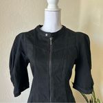 Pilcro and the Letterpress Pilcro // Puff Sleeve Moto Dress Photo 3