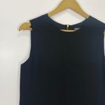 Vince  Classic Black 100% Silk Sleeveless Dress Photo 6