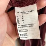 American Eagle  Striped Tie Front Button Up Collared Long Sleeve Shirt Size Small Photo 4