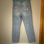 KanCan Light Wash Distressed Mom Jean Size 7 / 27 Blue Photo 1