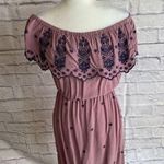 Love Tree  Women’s Off The Shoulder Casual Embroidered Girly Mini Dress Size M Photo 0