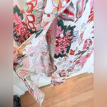 Revolve Brand Misa Casablanca Floral Midi Dress Size M NWT. Low Cut Pink Size M Photo 4