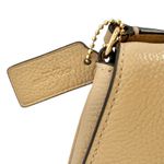 Coach Liv Turnlock Crossbody Pouch Bag In Nude Beige Pebbled Leather #F52896 Photo 10