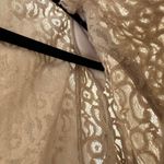  Size 3 Cream Cropped Blazer Lace Sequin Jacket‎ Formal Chicos Size XL Photo 5