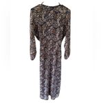 Natural Life  Navy Paisley Tie Waist Maxi Dress Photo 5