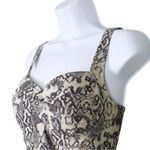 NIPTUCK SWIM Snake Print Ruched Multi Fit Cup One Photo 3