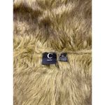 Capri Women's Olive Green Suede and Faux Fur Vest Size XL SKU 1087 Photo 2