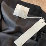 Line and Dot Black Silk Blend Midi Mini Slip Skirt Size Large Photo 3