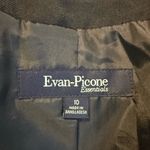 Evan Picone Essentials Black Blazer Suit Jacket Women’s Size 10 2 Button Front Photo 5
