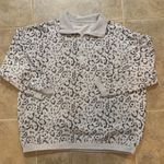 Aerie Womens  Leopard Print Crewneck sweater SZ Large Photo 0