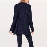 Lululemon  Blissful Zen Cardigan Merino Wool Sweater Magnetic Blue Size‎ 6 Photo 1