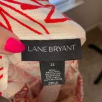 Lane Bryant Cream and Red Circle Skirt Photo 4