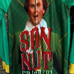 Elf womens Christmas holiday one piece zip up hooded pajamas green XS Photo 1