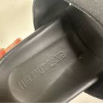 Helmut Lang  Women’s Size 37/US 7 Black Blue Python Open Toe Slide Sandals Photo 2