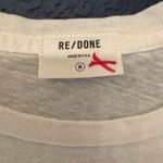 RE/DONE REDONE Optic White 60s Slim Tee Women’s Bodysuit Size Medium Photo 11