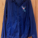 Disney Parks 2024 Lilo & Stitch Women’s Full-Zip Hooded Windbreaker Rain Jacket Photo 0