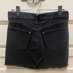 H&M Black Mini Jean Skirt Photo 1