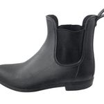 Sam Edelman Tinsley Women's Black Round Toe Slip On Chelsea Ankle Rain Boots 9W Photo 0