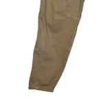 ZARA Women's Pants High-Waisted Cotton Pleated Skinny Cotton Denim Tan Size 2 Photo 2