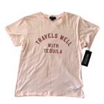 Wildfox NEW  Travels Well with Tequila Tee shirt Photo 3