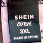 SHEIN Vacay Sheer Floral Mesh Plus Size Top Black Photo 13