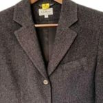 L.L. Bean Vintage Equestrian Style Wool/Cashmere Natural Fiber Jacket Gray 10 Photo 4