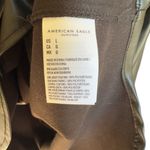 American Eagle Oversized Vegan Leather Shacket Black Long Sleeve Size L Photo 8