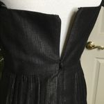 Milly  New York Black Shimmer Sleeveless Cocktail Party Special Event Dress 4 Photo 6