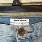 One Teaspoon One x Jean Shorts Florence Charger Denim Distressed Shorts Size 29 Photo 7