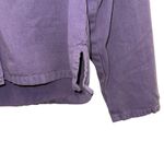 BTB Petite Vintage Purple Button Front Hoodie Jacket Size M Photo 2