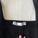 ZARA  Fitted Top Black Tank Photo 1