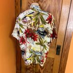 Vtg 90s Tropical flowers vacation shirt Size 18 Photo 12
