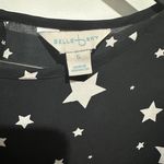 Belle Sky Star print asymmetrical hem sheer dress Photo 3