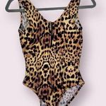 Topshop Cheetah Print Zipper Bodysuit Photo 0