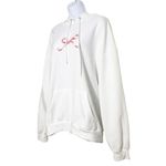 Aeropostale  Pink Bow Oversized Pullover Hoodie size‎ L Photo 3