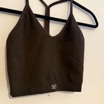 Set Active  Espresso Sculpflex Ribbed Sports Bra Photo 2