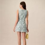 RIHOAS Women's Green Boat Neck Jacquard Mini Dress L Size L Photo 1