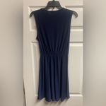 Annalee + Hope  Navy Sleeveless Wrap Dress Size Medium. Photo 3