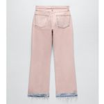 ZARA Pink Tinted Bootcut Jeans Photo 5