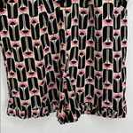 Orla Kiely Regatta Cotton Floral Romper Sleeveless Button Front XL Pink Photo 5