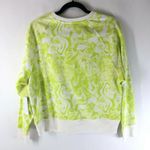 Abound  Womens Sweatshirt Tie Dye Crew Neck Pullover Yellow White Size S Photo 1