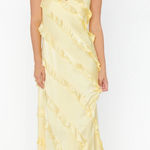 Show Me Your Mumu  Yellow Ruffle Maxi Dress Photo 0