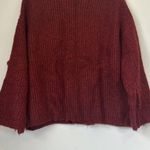 John + Jenn  Burgundy Knit Sweater - Size: Small Photo 6