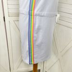 Joe Boxer  Rainbow Striped Sides Shorts Romper Playsuit Lavender Juniors Medium‎ Photo 5